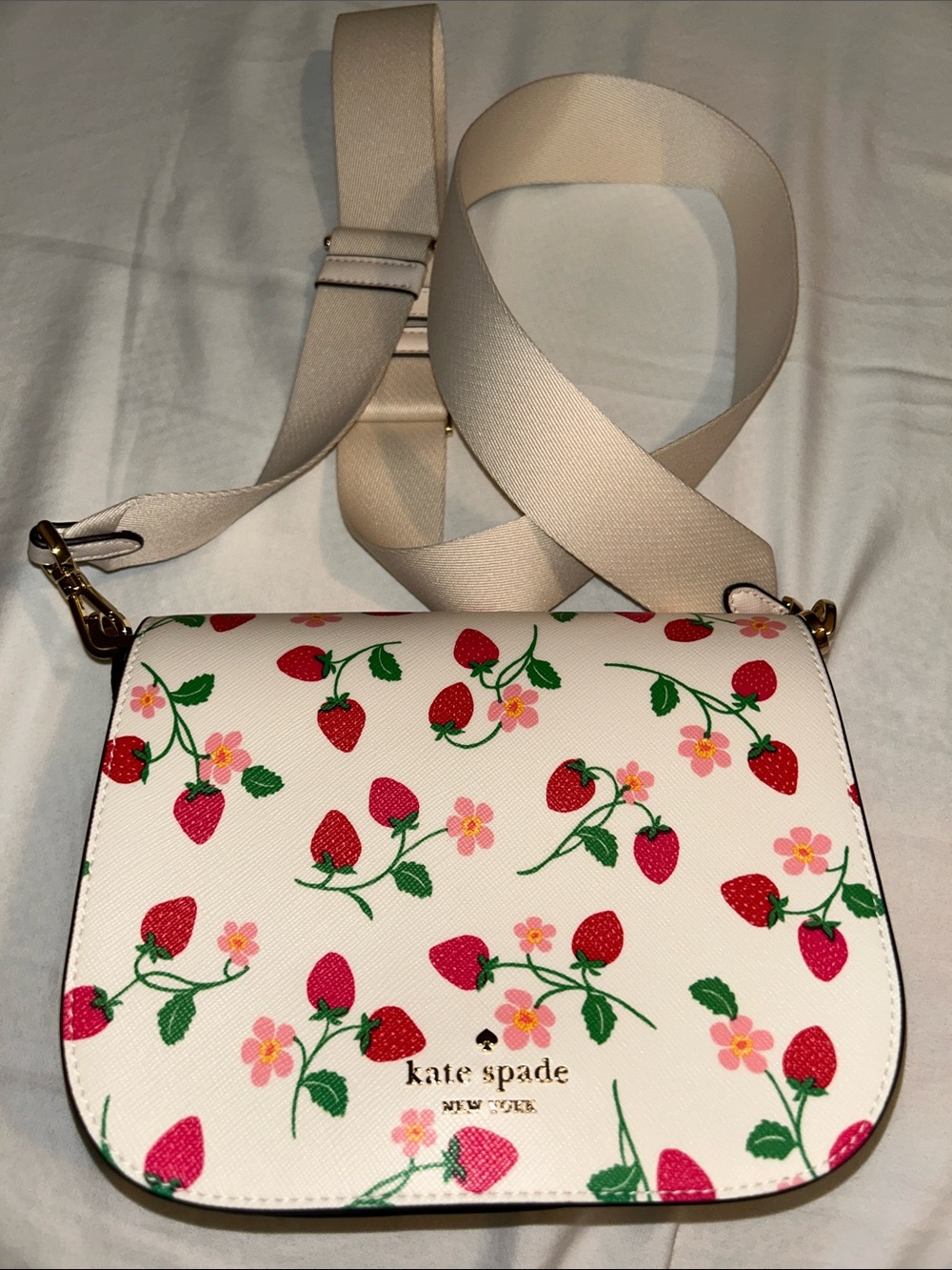 Small Kate Spade Strawberry Crossbody Bag